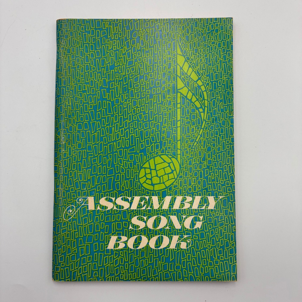 Vintage 1959 Assembly Songbook Broadman Press MCM Cover Hymnal Softcover